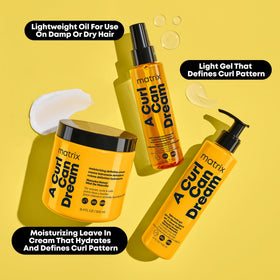 MATRIX oil pouring texture demonstrating lightweight blend and shine