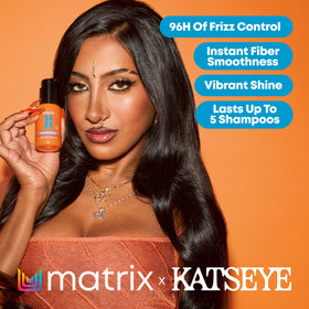 MATRIX pump dispensing serum highlighting easy application and controlled dosing