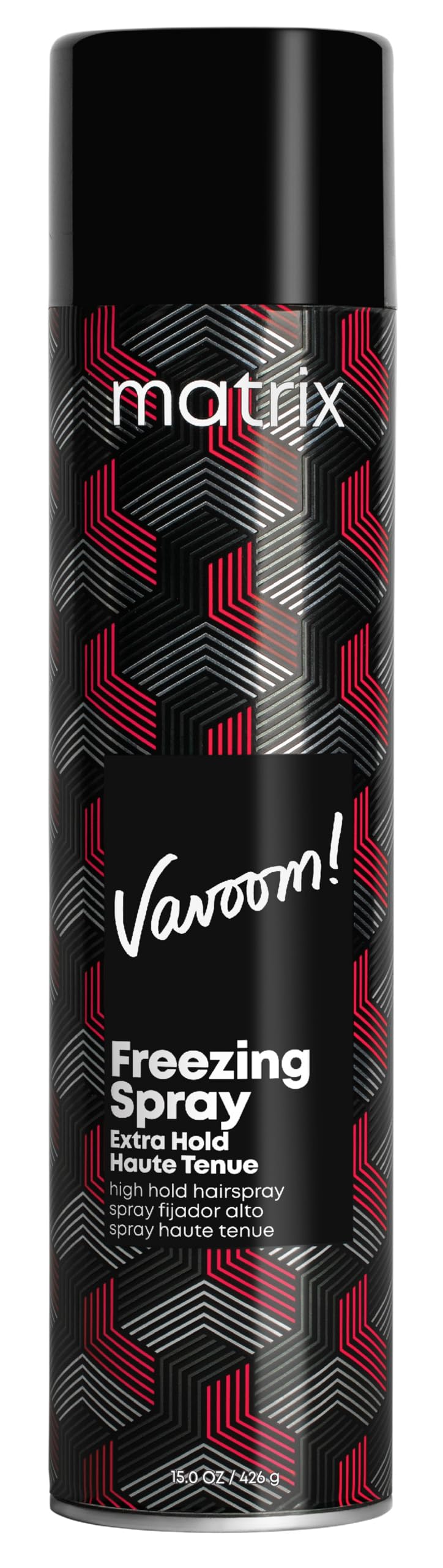 MATRIX Vavoom front packaging showing label and hold level benefit
