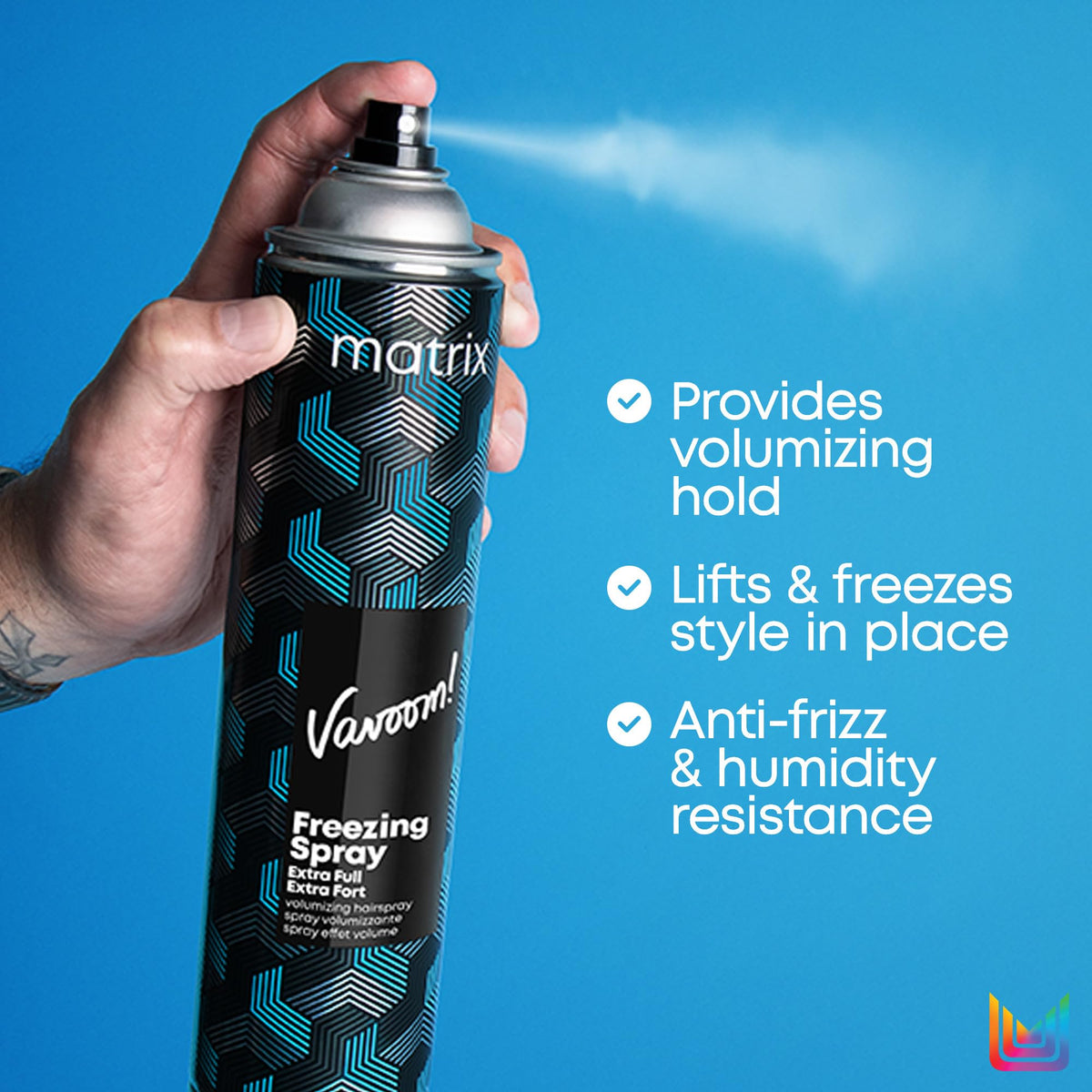 Matrix Vavoom applied at roots for visible lift and fullness