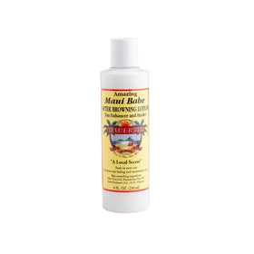 Maui Babe front bottle view showing label and travel-ready size benefit