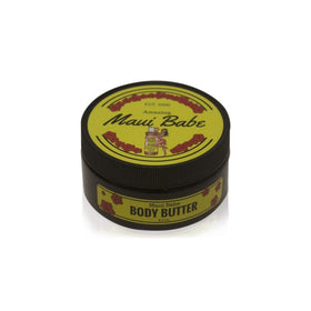 Maui Babe front jar view showing label and island-inspired packaging for easy identification and appeal