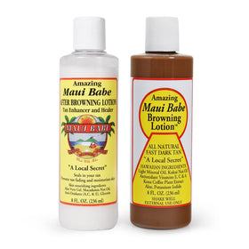 Maui Babe front label showing product name and 2-pack benefit for easy identification and trust