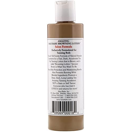 Maui Babe lotion texture close-up showing lightweight formula for smooth hydration