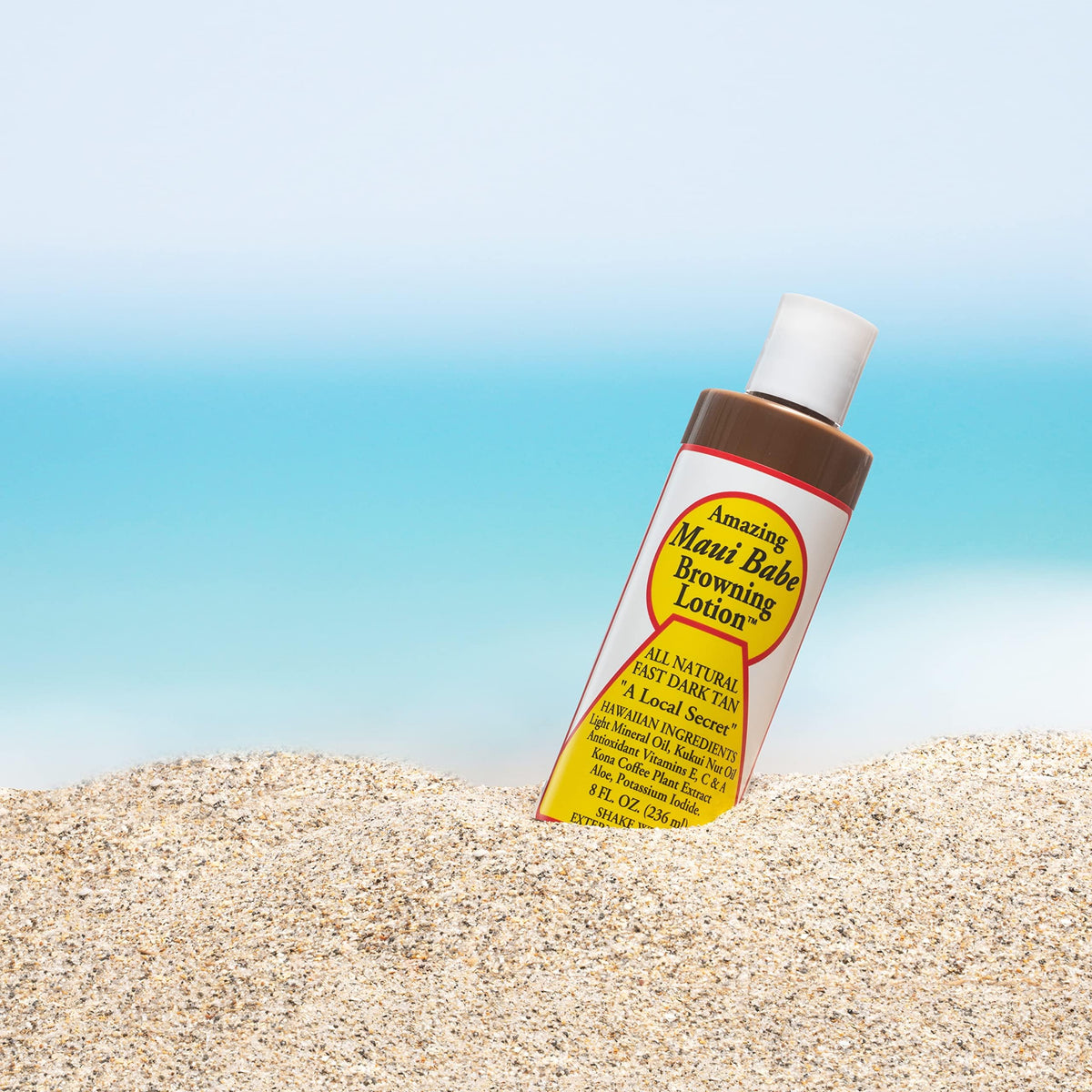 Nautical Crush Trading Maui Babe lotion texture closeup highlights smooth moisturizing glide