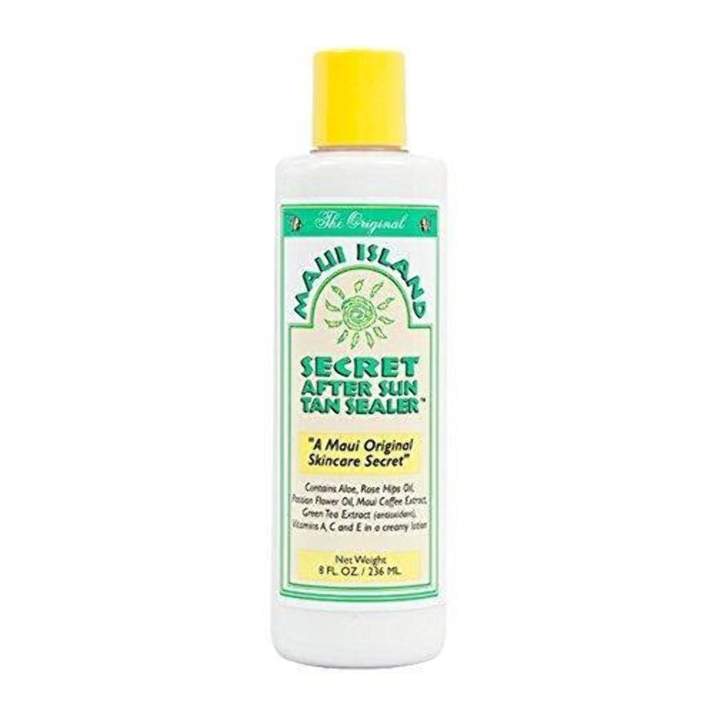 Maui Island Secret front packaging showing lotion bottle and label for soothing hydration