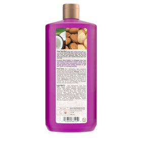 Maui Moisture defined shiny curls after conditioning for improved softness