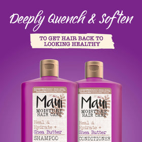 Maui Moisture applied to wet curls in shower for deep hydration