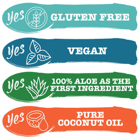 Maui Moisture key ingredients aloe vera and coconut for hydration