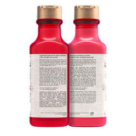 Maui Moisture size comparison showing 13 fl oz bottle scale