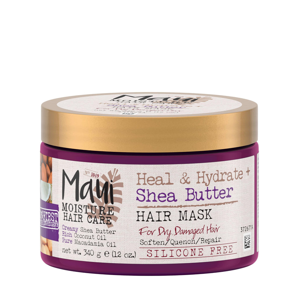 maui moisture front packaging showing 12 oz jar and benefits