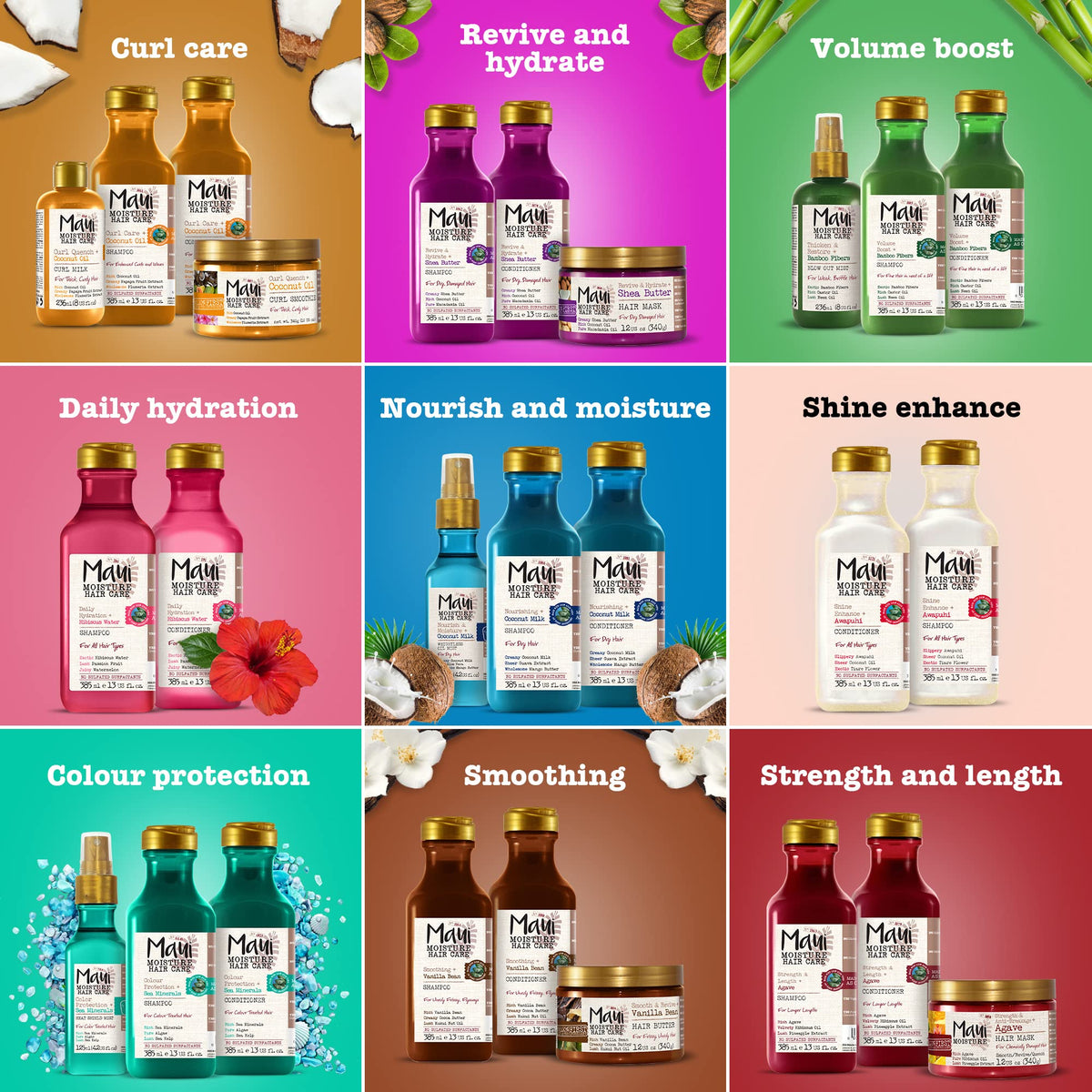 Maui Moisture on bathroom shelf in lifestyle scene for daily routine benefit