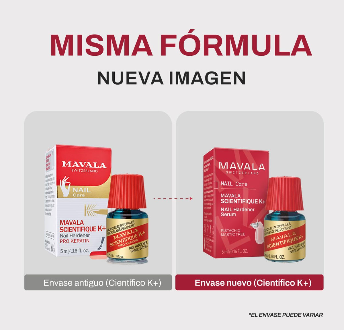 MAVALA brush and cap displayed to show precise application and easy handling