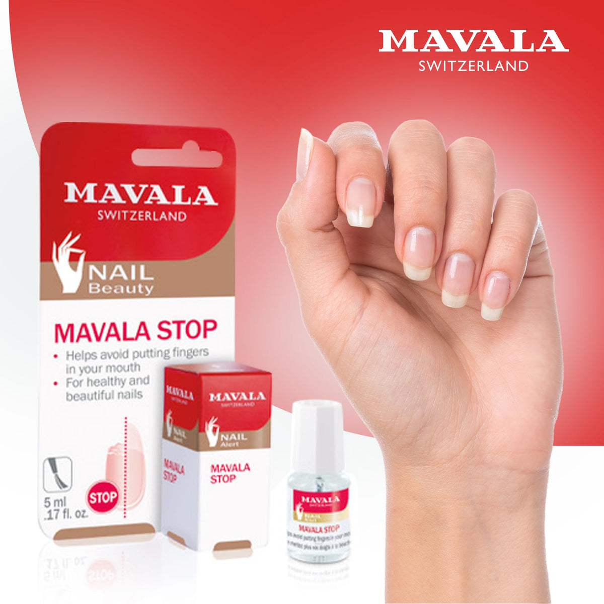 MAVALA stop lifestyle with parent and child showing safe family use benefit