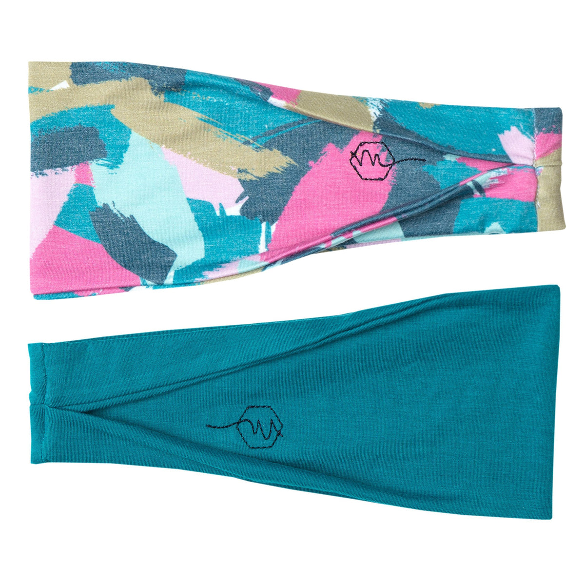Maven Thread front packaging showing two pink and teal headbands, clear product view