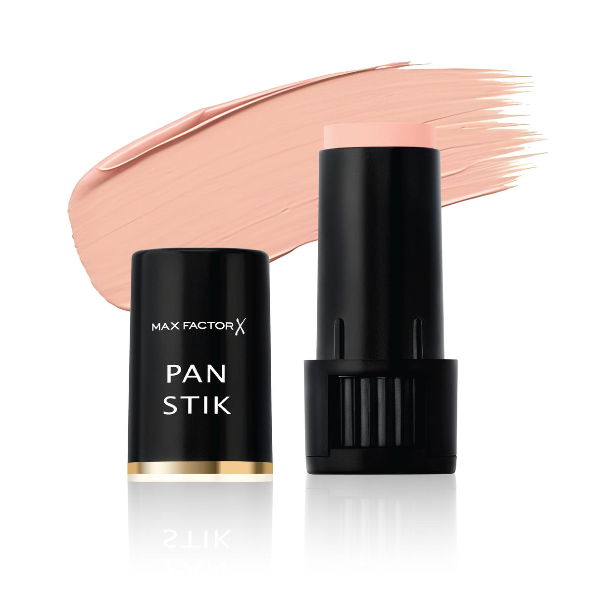 Max Factor Pan Stik front packaging showing brand and shade 25 Fair for quick selection