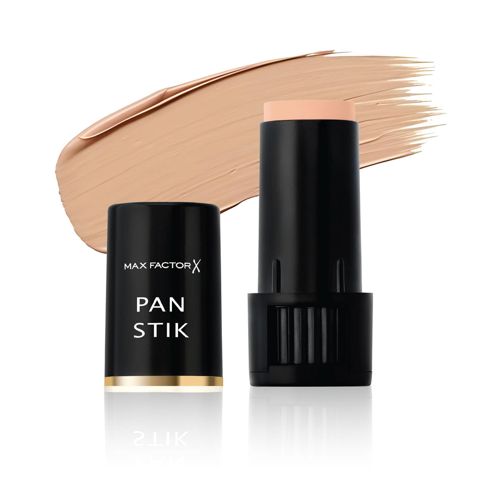 Max Factor Panstik front packaging showing compact stick and shade