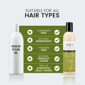 Max Green Alchemy on curly-haired model showing defined, frizz-controlled curls
