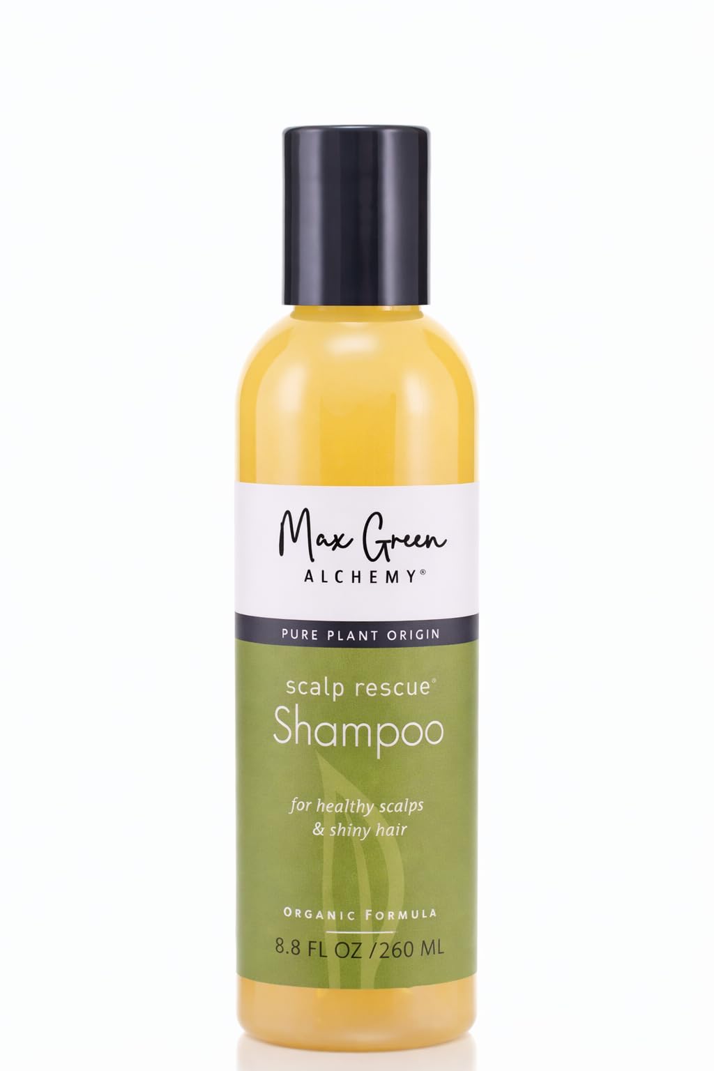 Max Green Alchemy front bottle showing clean packaging and brand trust