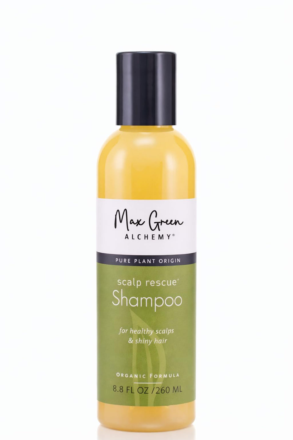 Max Green Alchemy front bottle showing clean packaging and brand trust