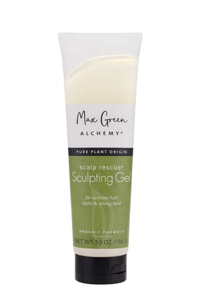 Max Green Alchemy front tube showing brand and product benefit