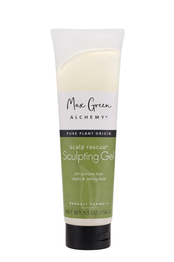 Max Green Alchemy front tube showing brand and product benefit