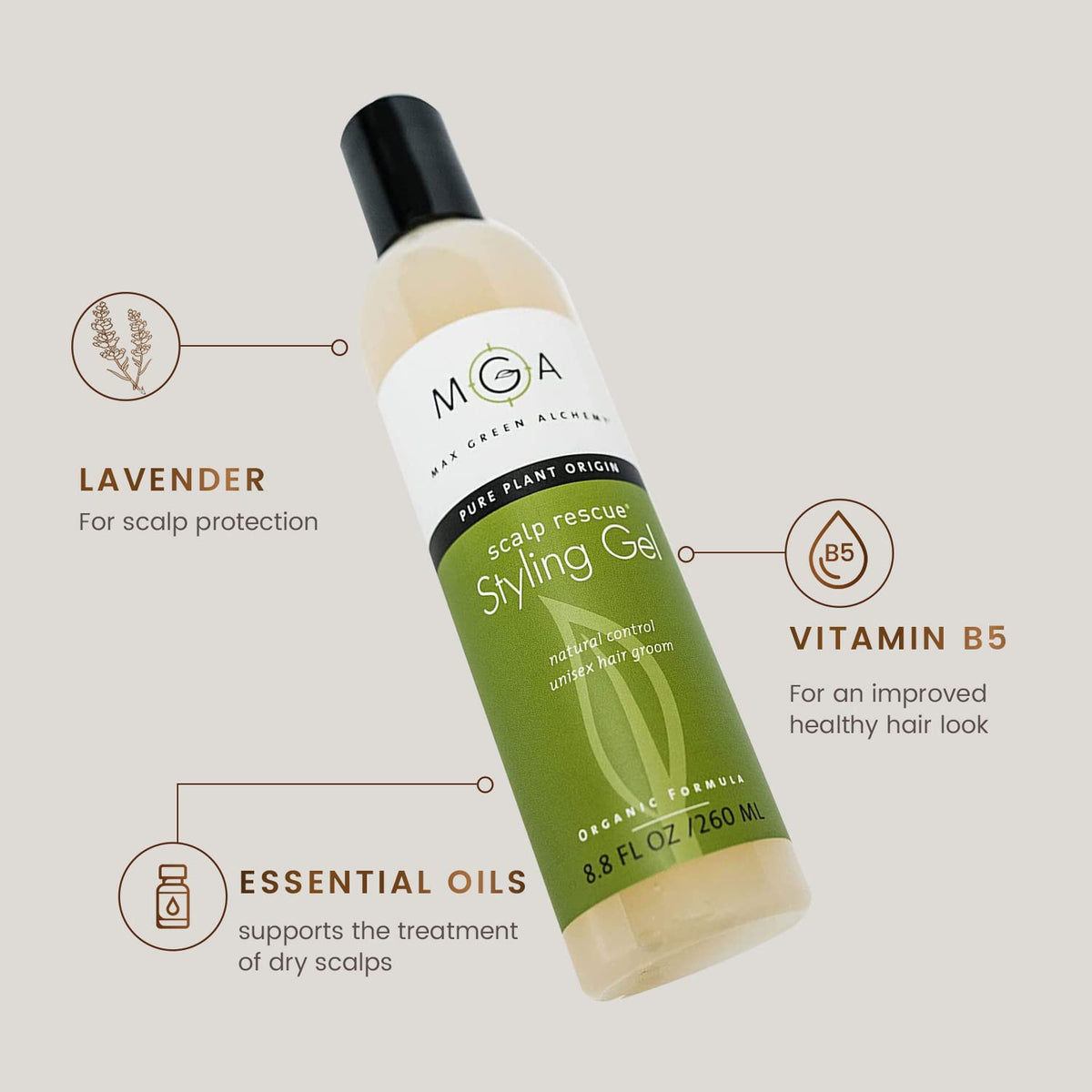Max Green Alchemy gel texture close-up showing smooth non-crunchy consistency