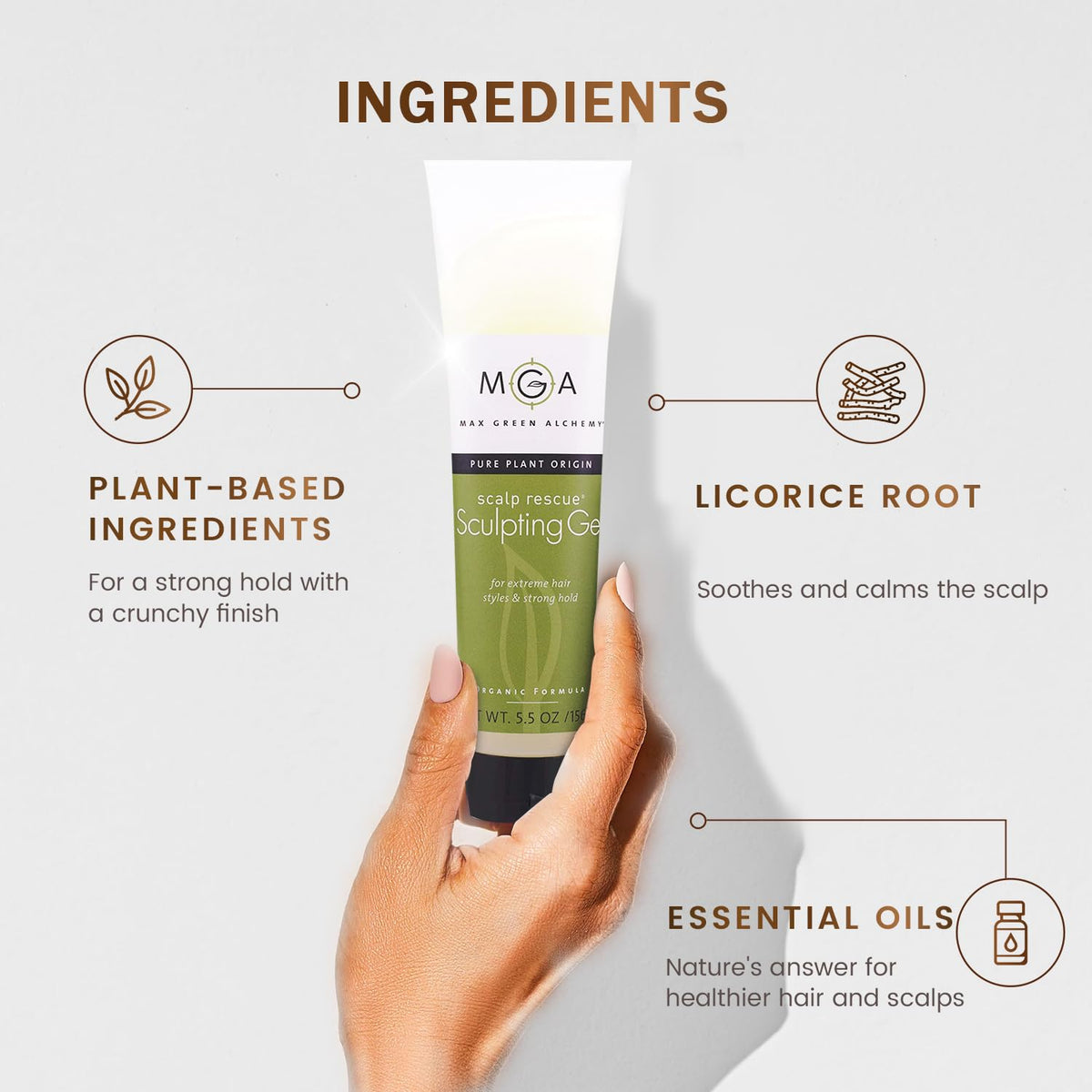 Max Green Alchemy gel texture close-up highlighting smooth consistency