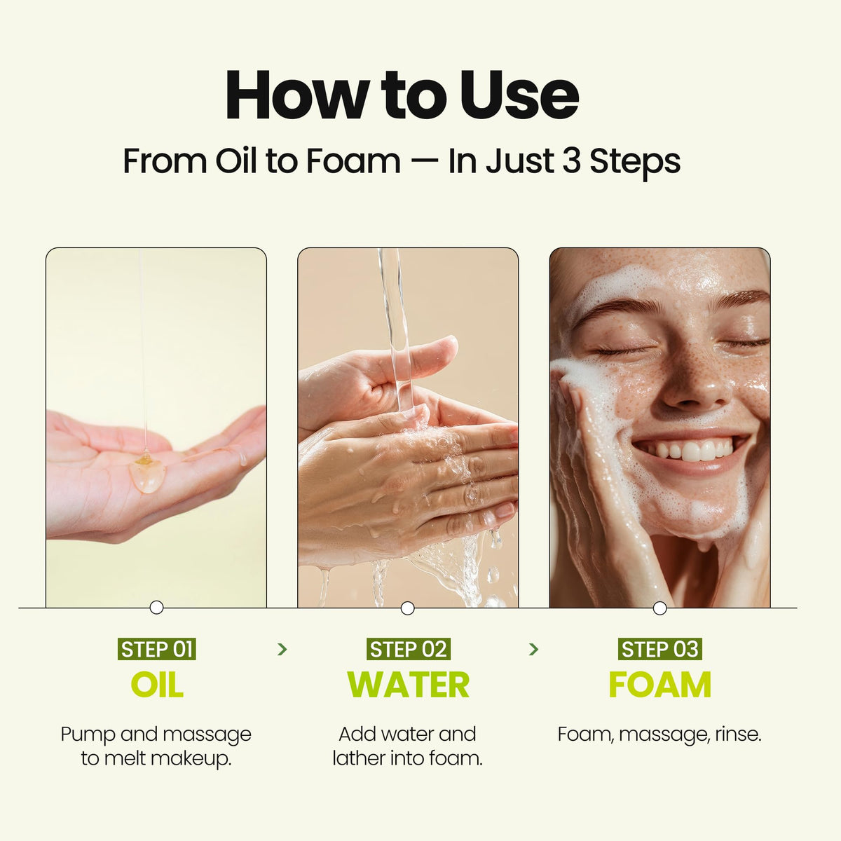 MAXCLINIC foamy emulsified texture rinses clean and hydrates