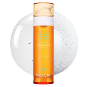 MAXCLINIC front packaging showing bottle and label, clear benefits visible