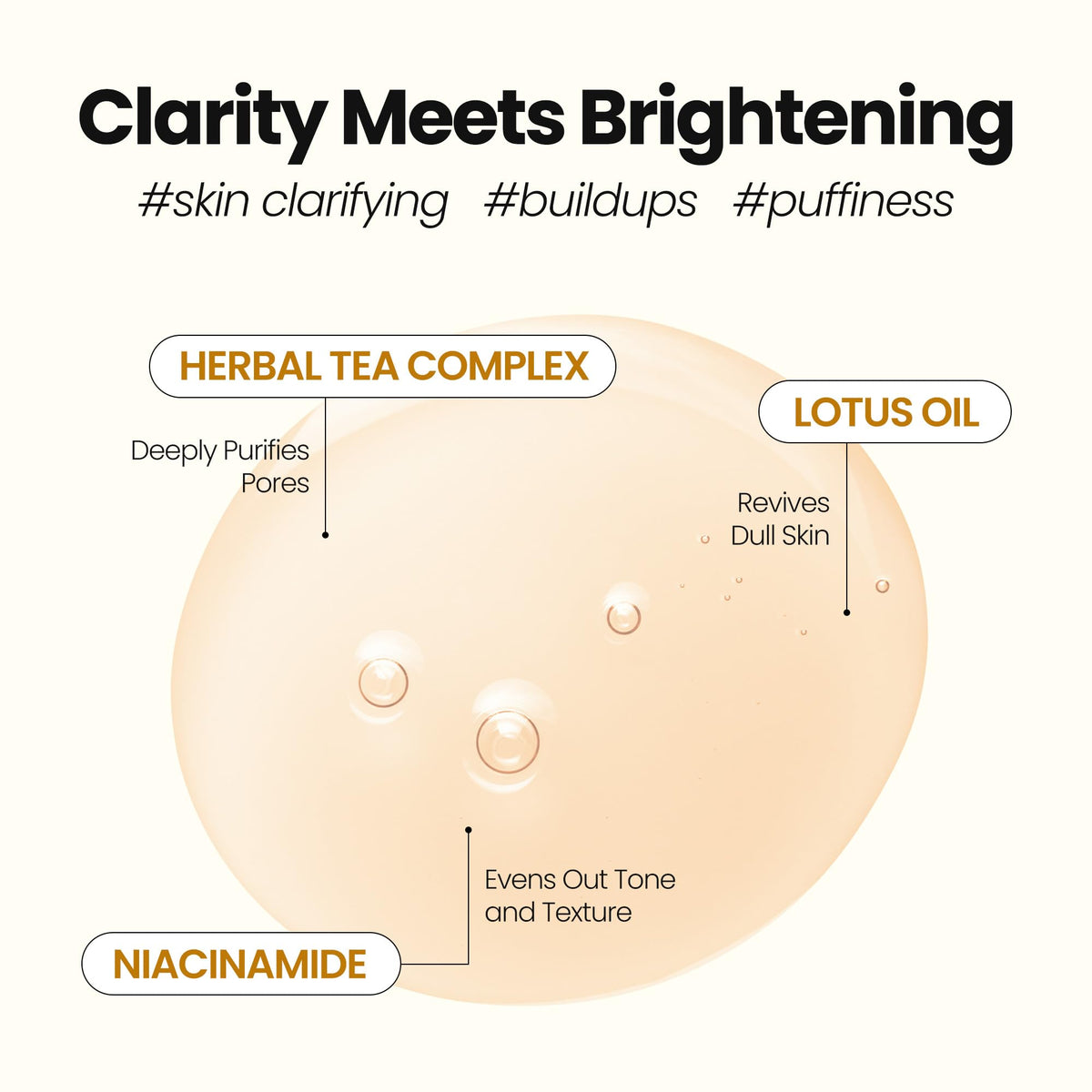 MAXCLINIC lotus oil drop close-up for lightweight nourishment benefit
