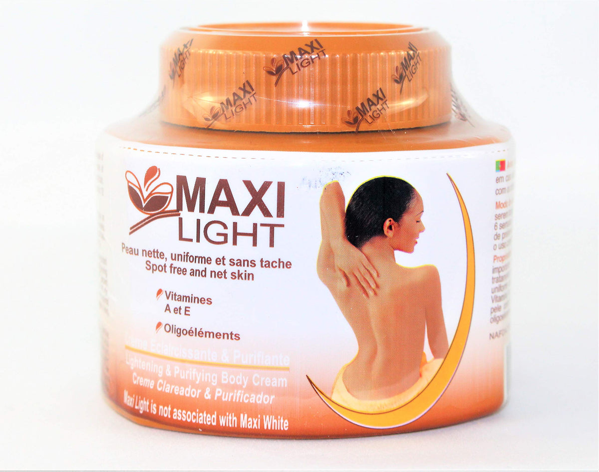 MAXI LIGHT front packaging showing product clarity and brand