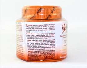 MAXI LIGHT label listing vitamins A and E for brighter skin