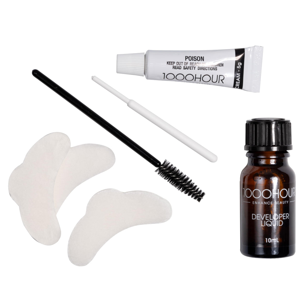MaxRelief demonstration applying brow gel on model for natural defined brows
