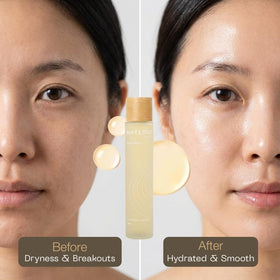MAY COOP ingredient label highlighting maple sap and centella for soothing care