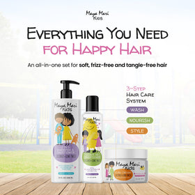 MAYA MARI pump bottles arranged for easy dispensing benefit