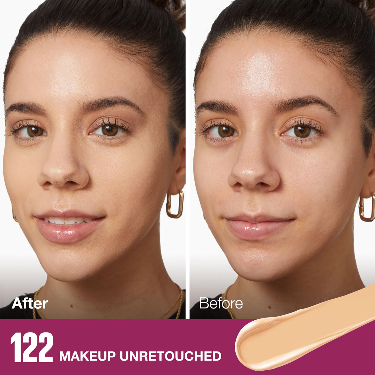 MAYBELLINE creamy concealer texture close-up showing blendable formula benefit