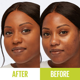 Maybelline foundation brush applying product for even coverage