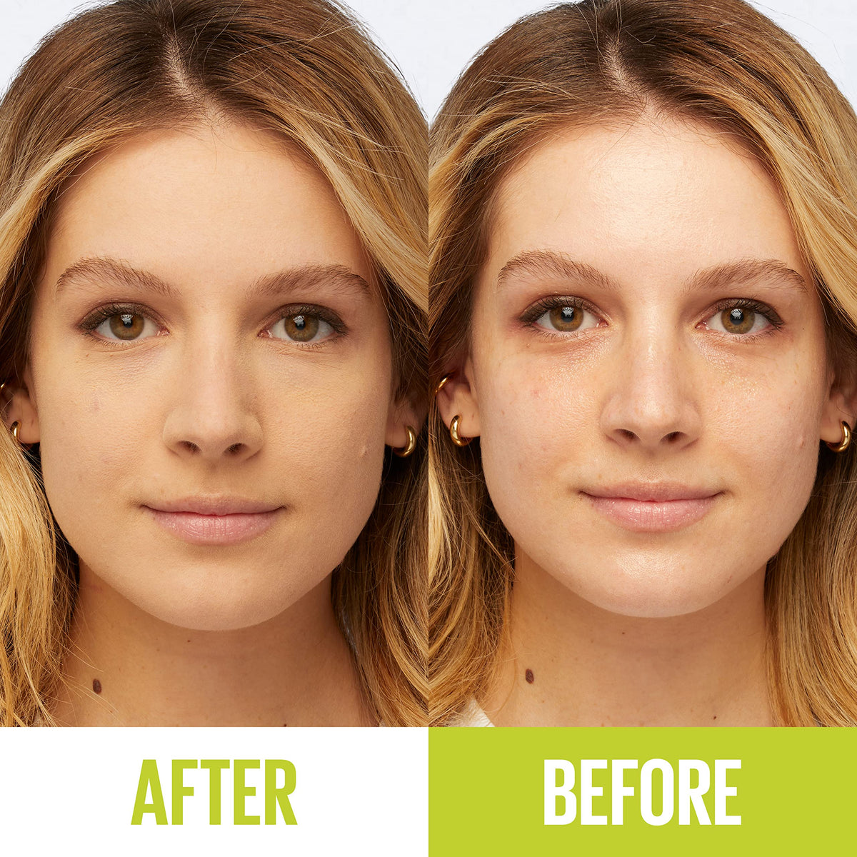 Maybelline application with brush demonstrating smooth, buildable coverage