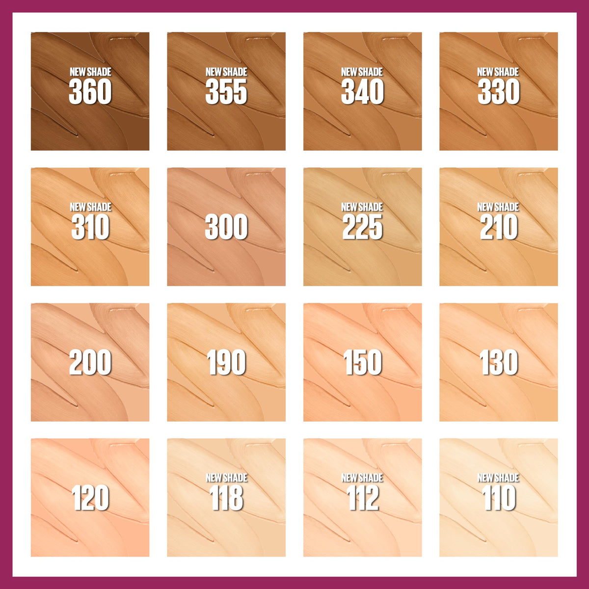 Maybelline applicator applying foundation to cheek for natural coverage