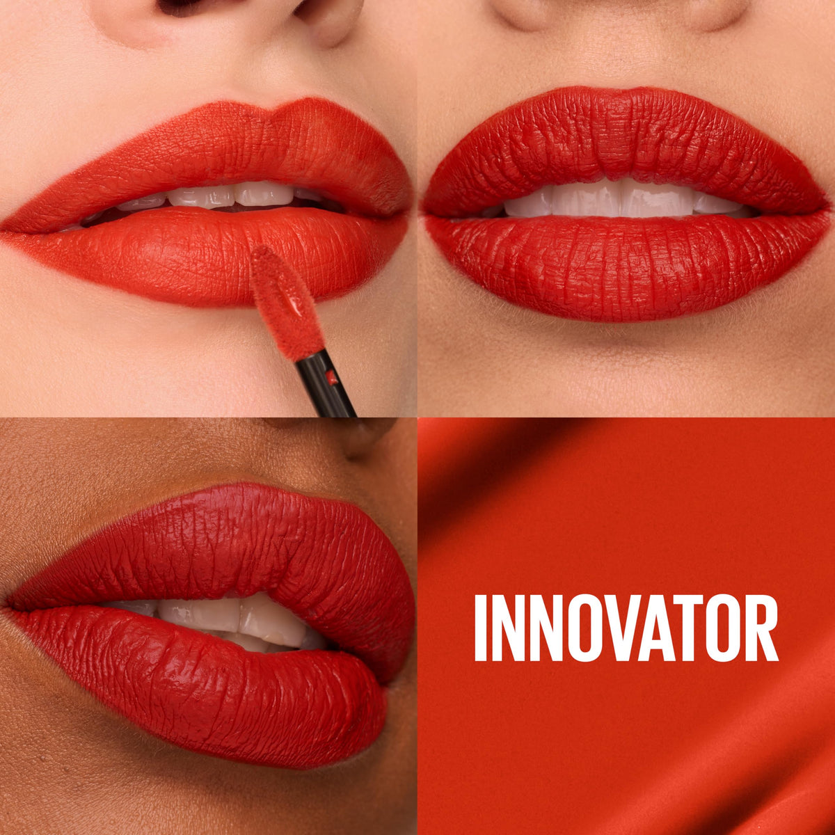 MAYBELLINE close-up of arrow applicator demonstrating precise application control