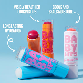 MAYBELLINE close-up of balm texture highlighting smooth hydrating finish