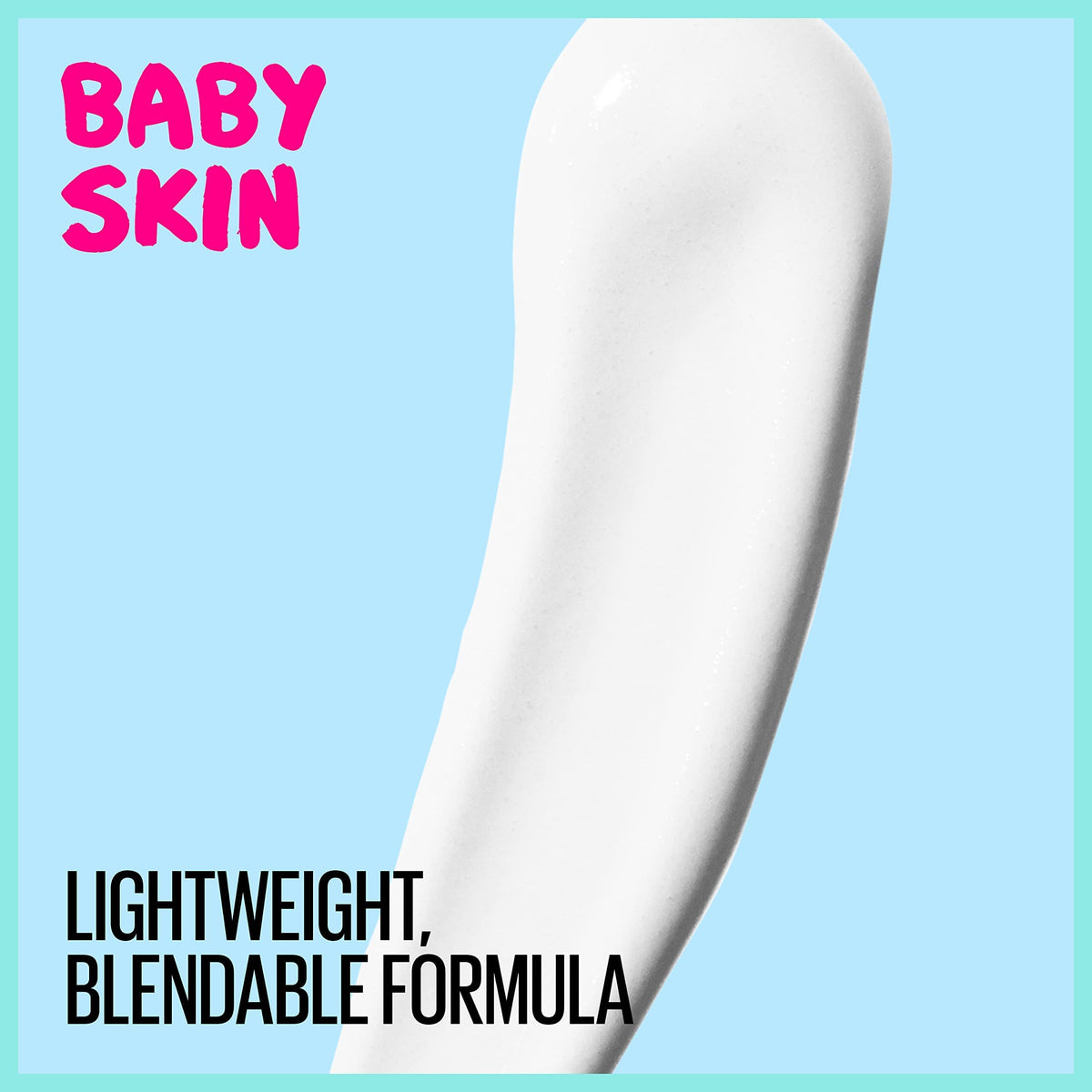 MAYBELLINE open tube and cap revealing clear formula ready for application