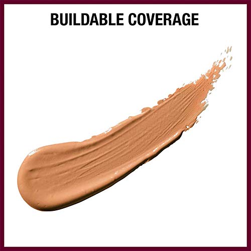 MAYBELLINE before and after eye comparison showing reduced dark circles