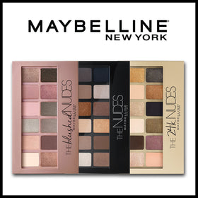 maybelline completed evening eye makeup showcasing dramatic blended look and pigments