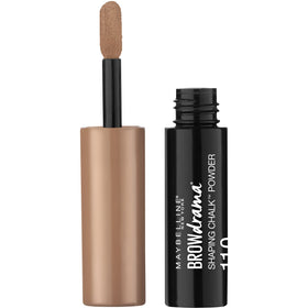 Maybelline Brow Drama brush close-up highlighting thick-to-thin applicator for precise shaping