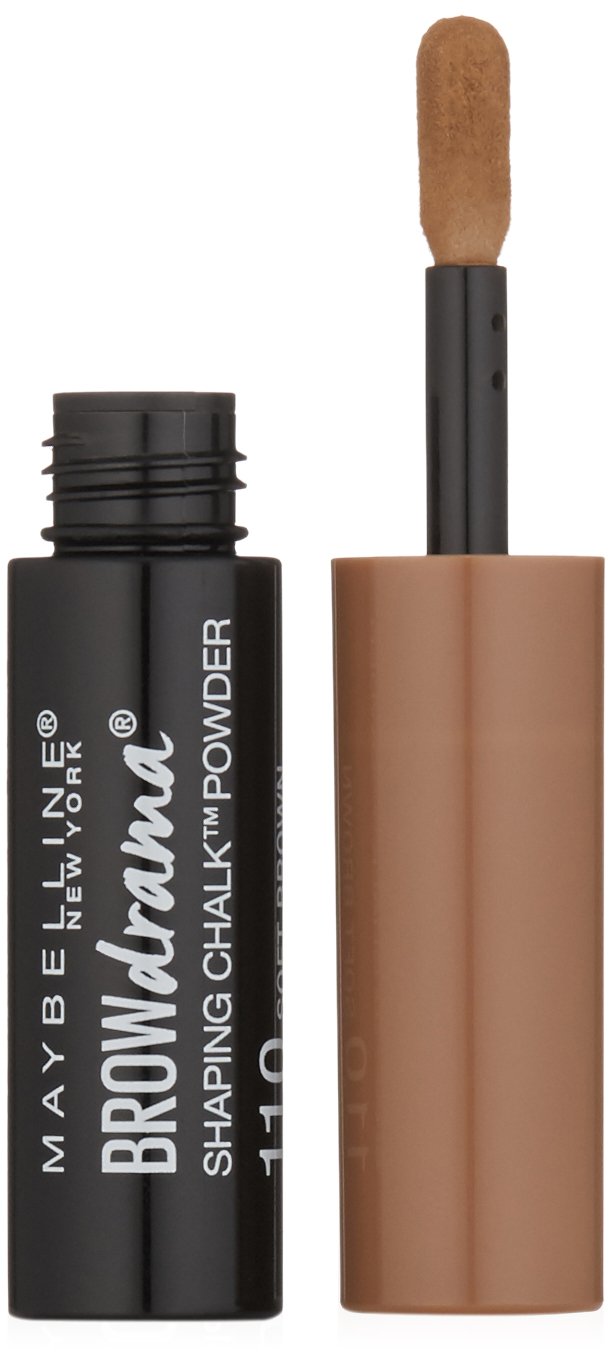 Maybelline Brow Drama front packaging showing product and shade for easy selection