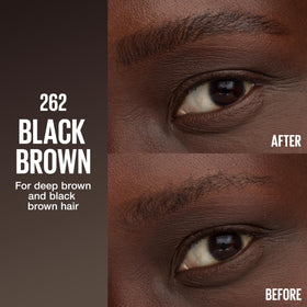Maybelline micro-needle pen tip close-up for precise hair-like strokes