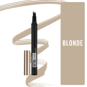 Maybelline multi-prong tip close-up giving precise hair-like strokes