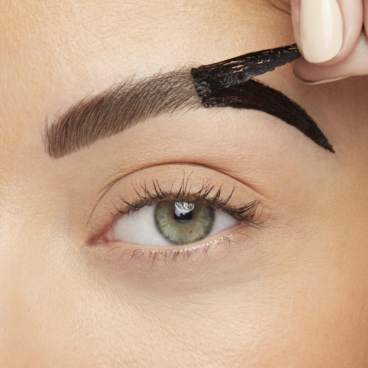 Maybelline Brow Tattoo before and after comparison showing fuller brows and natural finish
